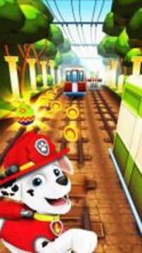 Paw Marshall Subway Patrol Running Surf游戏截图2