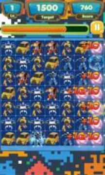 Robot Match Blast Game游戏截图2