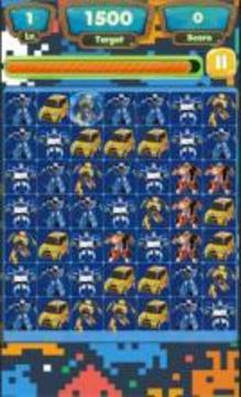 Robot Match Blast Game游戏截图4