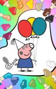 How to color peppa pig游戏截图1