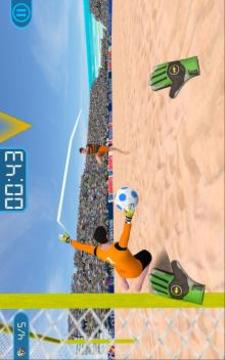 Soccer Goalkeeper - Beach Coast Goalie游戏截图4