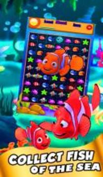 Ocean fish new fishdom游戏截图1