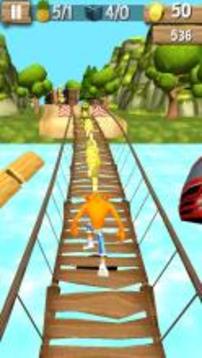 Subway crash runner: bandicoot & n-sane trilogy 3D游戏截图4
