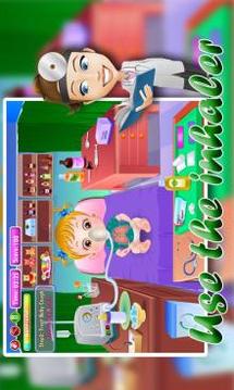 Little Girl Goes Sick Dress Up游戏截图3