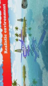 Sea Plane Flight Sim : Island Tourist Transporter游戏截图1