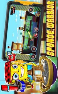 Sponge Warrior Battle Shooter游戏截图4