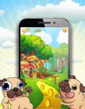Pug - Pet Dog Running Game游戏截图2