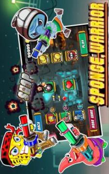 Sponge Warrior Battle Shooter游戏截图2