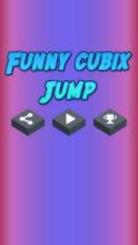 Funny cubix Jump游戏截图4
