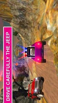 Pink Lady Offroad Mountain Jeep Driver Simulator游戏截图2
