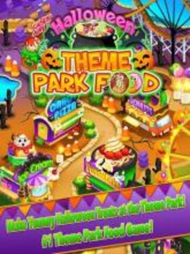 Halloween Fair Food Maker Game - Make Candy Donuts游戏截图1