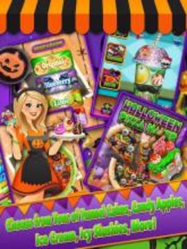 Halloween Fair Food Maker Game - Make Candy Donuts游戏截图2