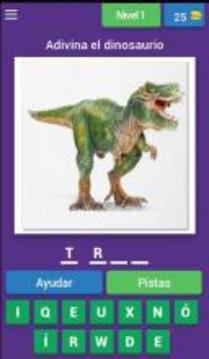 Nombres de dinosaurios游戏截图1