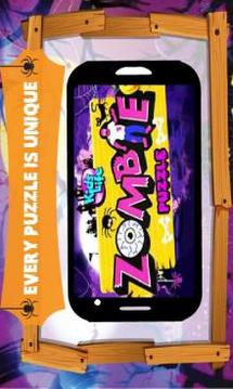 Kids Zombie Puzzle游戏截图1