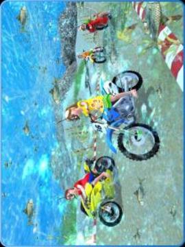 Kids Underwater MotorBike Race Adventure游戏截图2