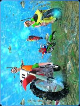 Kids Underwater MotorBike Race Adventure游戏截图4