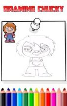 How To Draw Killer chucky (killer Chucky game)游戏截图5