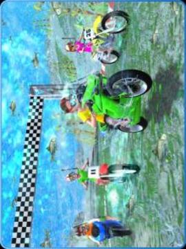 Kids Underwater MotorBike Race Adventure游戏截图5