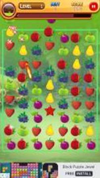 Sweet Fruit Candy Smash - Fruity Casual Puzzle游戏截图1