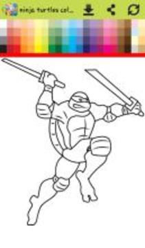 How to color ninja heroes ( coloring pages)游戏截图2