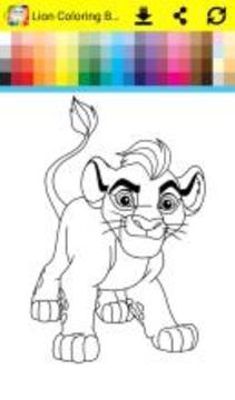 Coloring Book The Lion游戏截图3