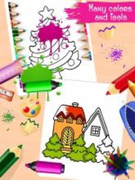 My Big Christmas Tree Coloring Book游戏截图1