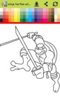 How to color ninja heroes ( coloring pages)游戏截图5