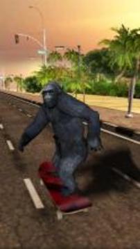 Skater Ape 3D游戏截图1