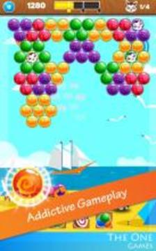 * Bubble Shooter : The Beach 2018 FREE PUZZLE *游戏截图2