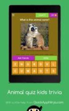 Animal quiz kids trivia pics games游戏截图4