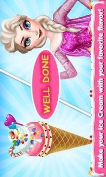 Ice Queen Making Ice Cream-Cooking Game游戏截图4