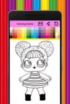 coloring book for dolls surprise HD游戏截图1