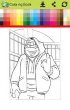 Coloring ninja turtlesss go游戏截图4