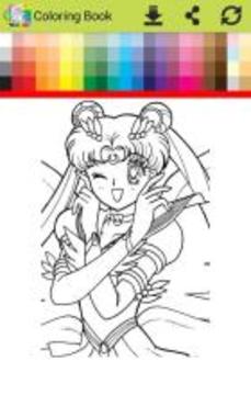 Coloring sailor beauty new游戏截图1