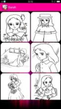 Coloring book for princess游戏截图2