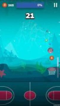 Bouncy Hoops Basketball游戏截图1