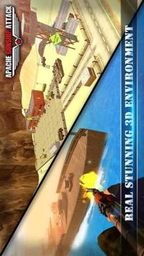 Apache Gunship Attack - Air Shooting Game游戏截图5
