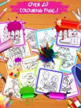 Midnight Christmas Page:Coloring Book游戏截图2