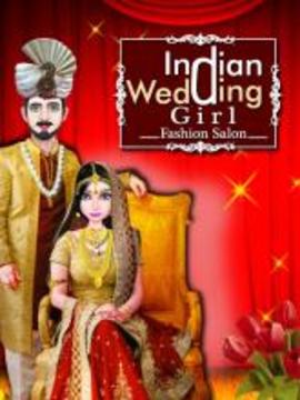 Indian Wedding Girl Fashion Salon游戏截图1