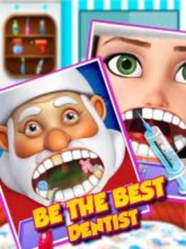 Crazy Christmas Santa Dentist游戏截图1