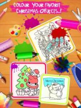 Midnight Christmas Page:Coloring Book游戏截图1