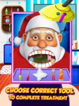 Crazy Christmas Santa Dentist游戏截图3