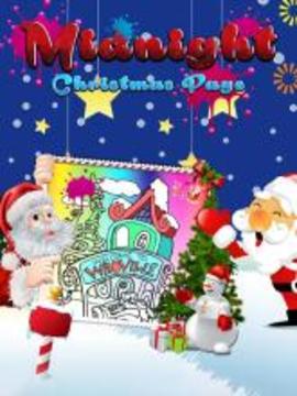 Midnight Christmas Page:Coloring Book游戏截图5