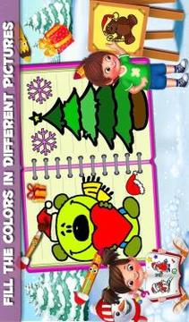 Kids Coloring Book For Christmas游戏截图1