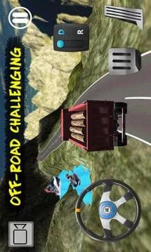 Truck Driver 3D- Offroad Cargo Simulator Mountain游戏截图1