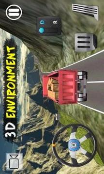 Truck Driver 3D- Offroad Cargo Simulator Mountain游戏截图4