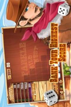 Wild West Farkle - Dice Free游戏截图3