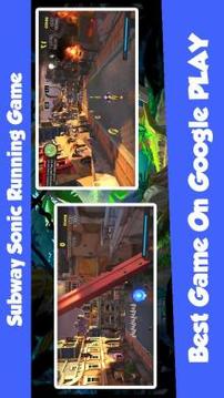Subway Sonic Running Adventures游戏截图2