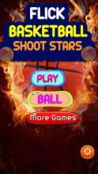 Flick BasketBall Shoot Stars游戏截图1
