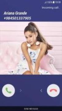 Fake Call Ariana Grande游戏截图1